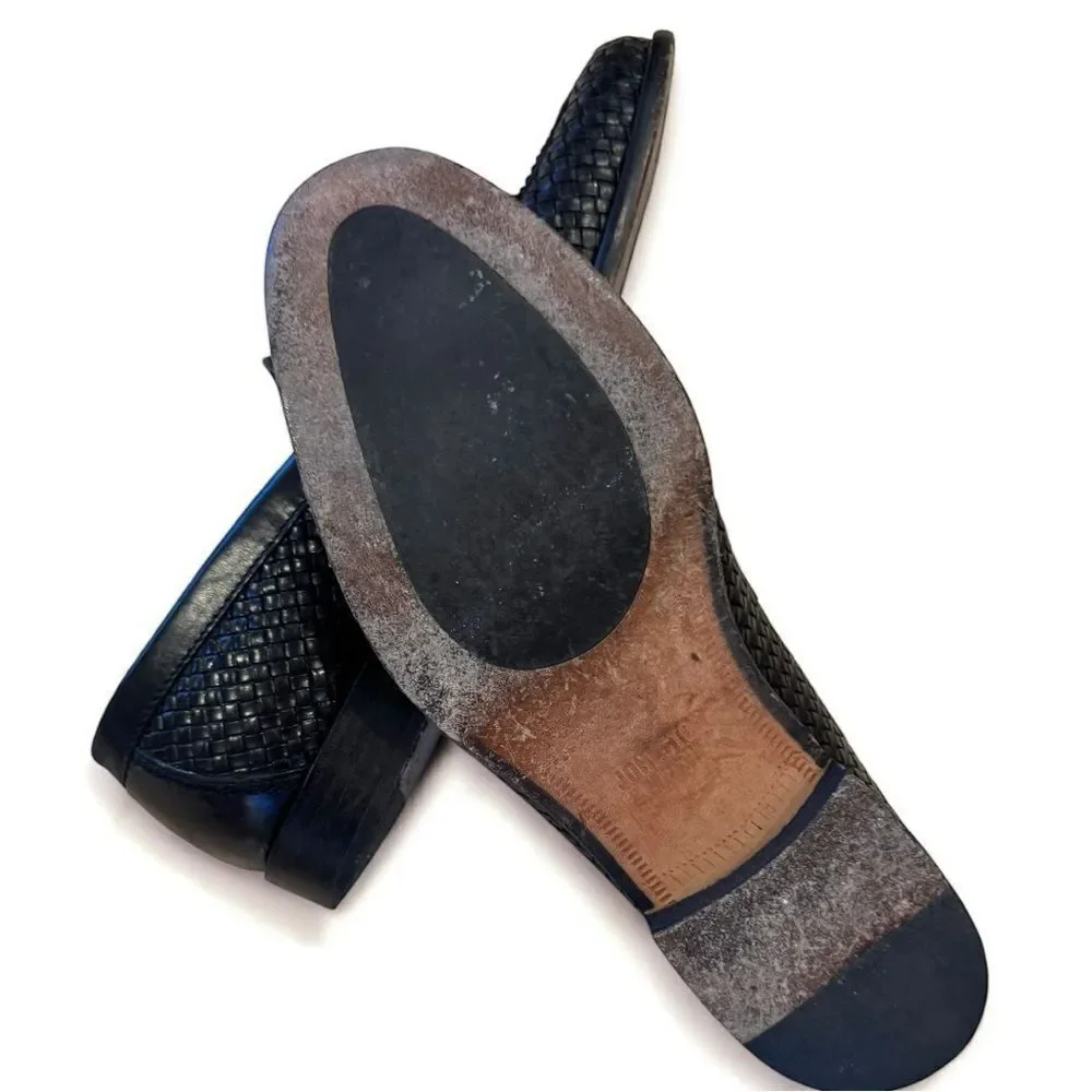Johnston & Murphy Ellsworth Woven Penny Loafers Men’s Sz 9M